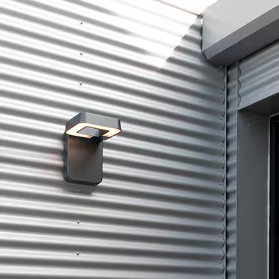 Square Satin Multi-Position 4500K LED Wall Light