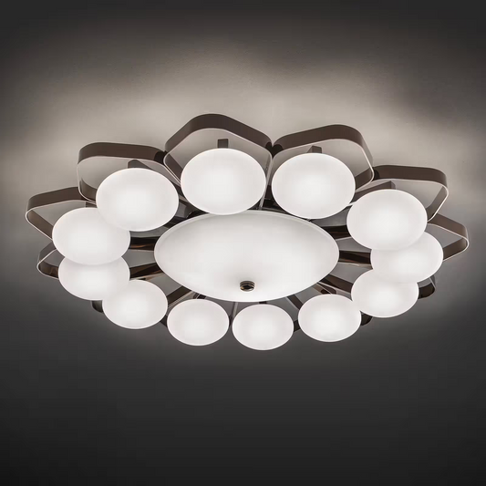 Teo Small Satin Ceiling Light