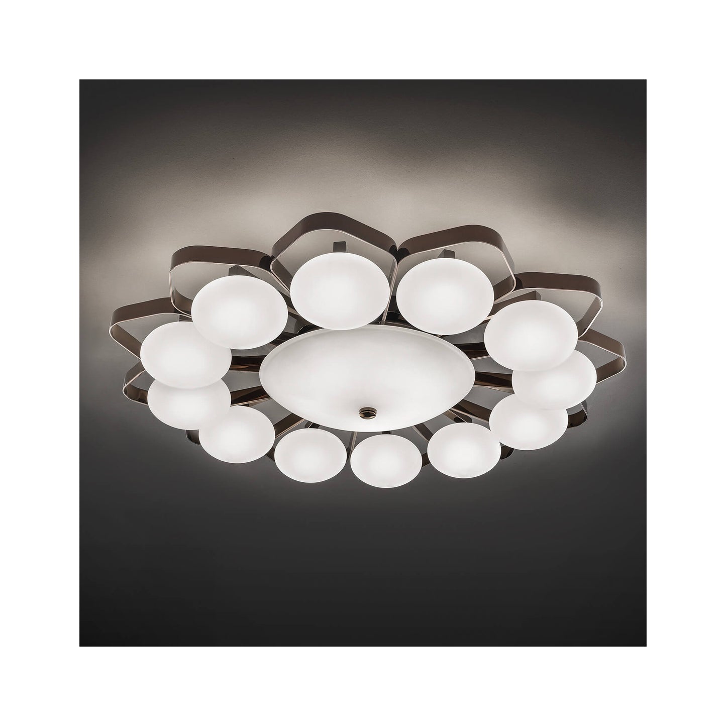 Teo Small Satin Ceiling Light
