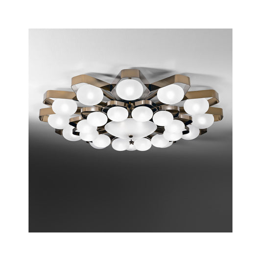 Teo Large Satin Ceiling Light