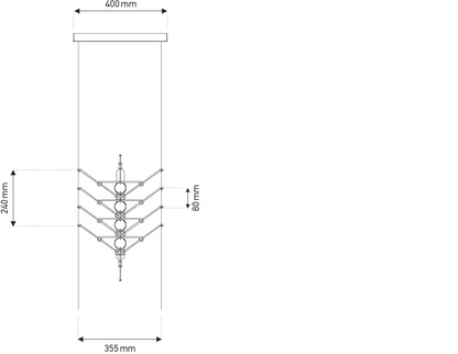 DCW éditions Multi-Tier Pendant