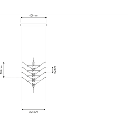DCW éditions Multi-Tier Pendant