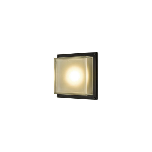 Aquilina LED Wall Light Matt Black IP44