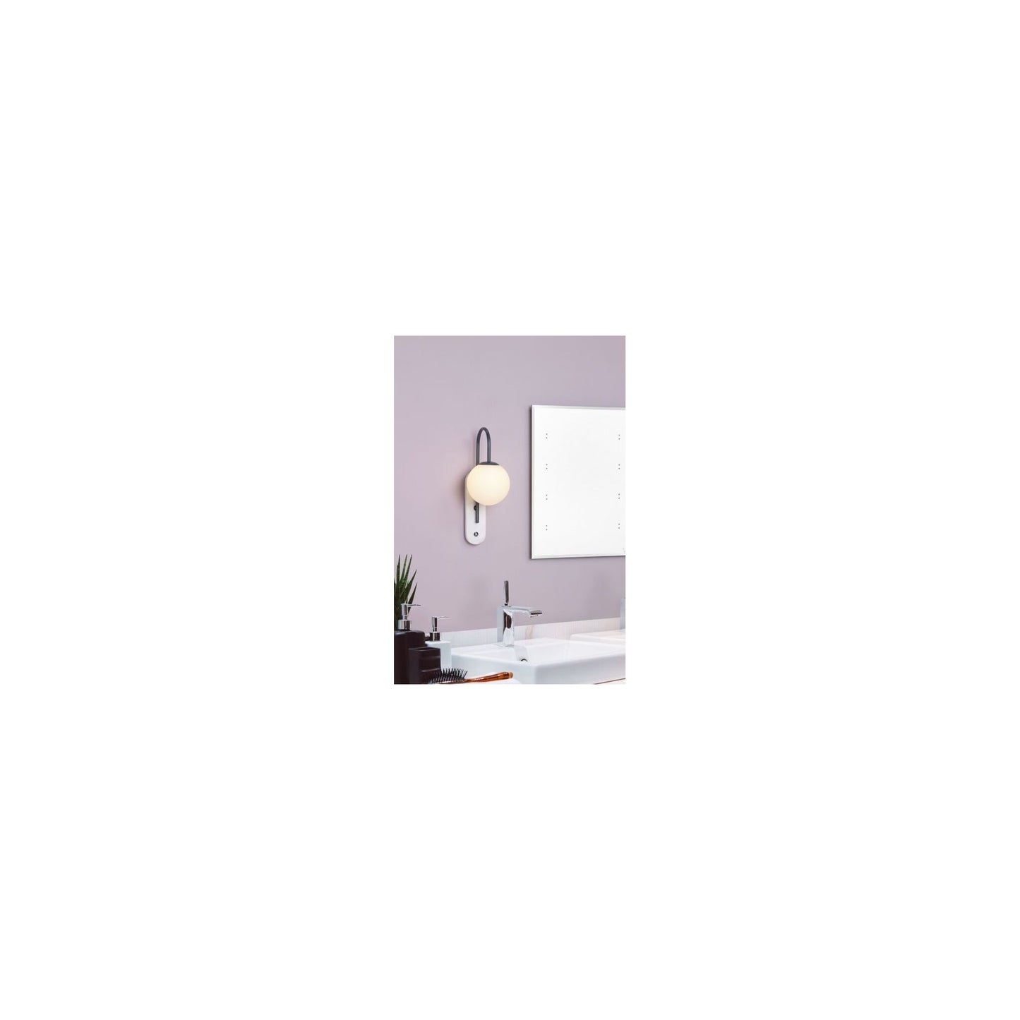 Deuce Wall Light Grey & Marble Effect IP44