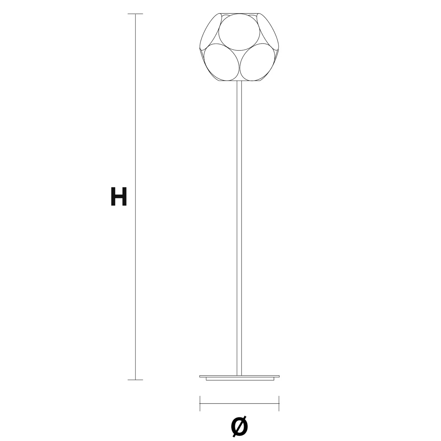 Timeo STL LED Floor Lamp
