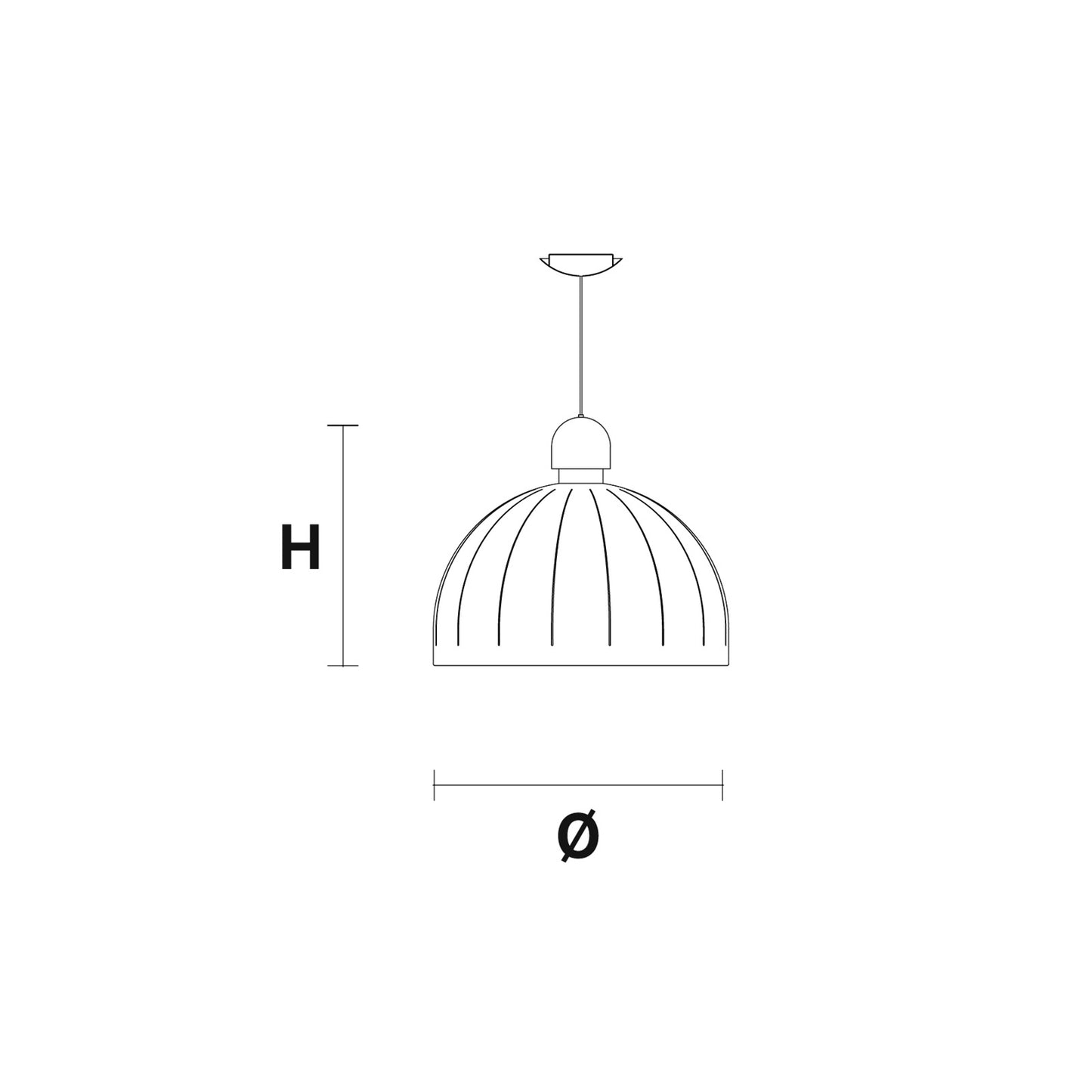 Cupoles S1 50 LED Pendant
