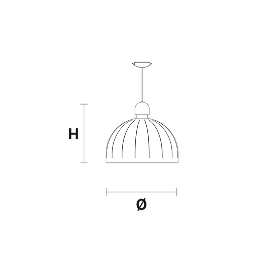 Cupoles S1 50 LED Pendant