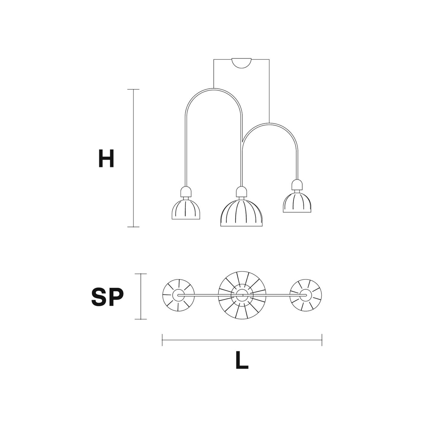 Cupoles BIL 3 3-Light LED Pendant