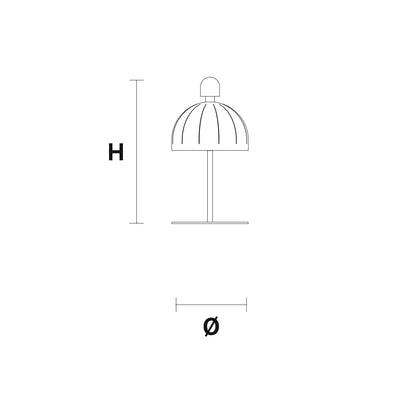 Cupoles TL1 LED Table Lamp