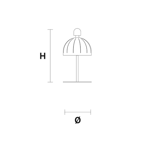 Cupoles TL1 LED Table Lamp