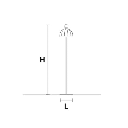 Cupoles STL LED Floor Lamp