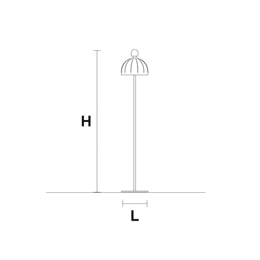 Cupoles STL LED Floor Lamp
