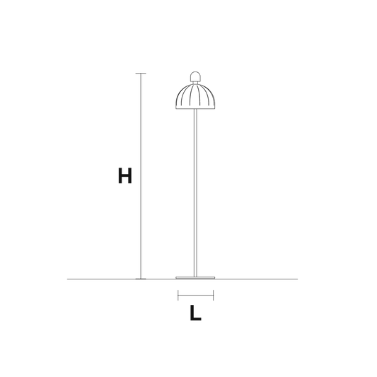 Cupoles STL LED Floor Lamp
