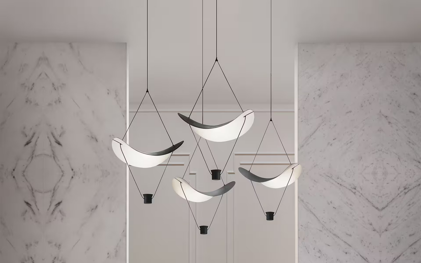Vollee C4 G 4-Light LED Bar Pendant