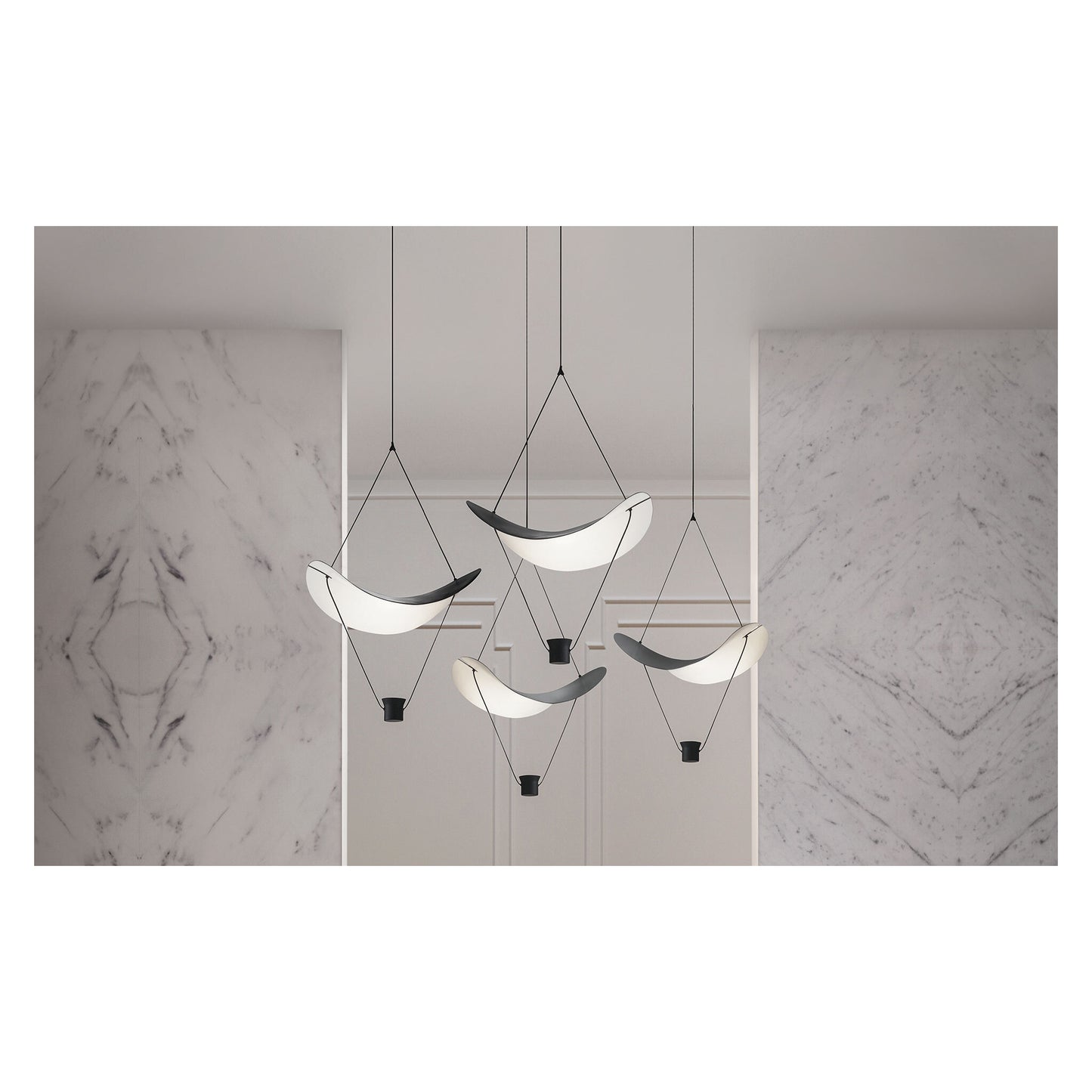 Vollee C4 G 4-Light LED Bar Pendant