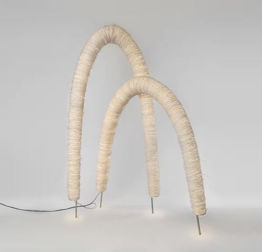 Arc White Floor Lamp