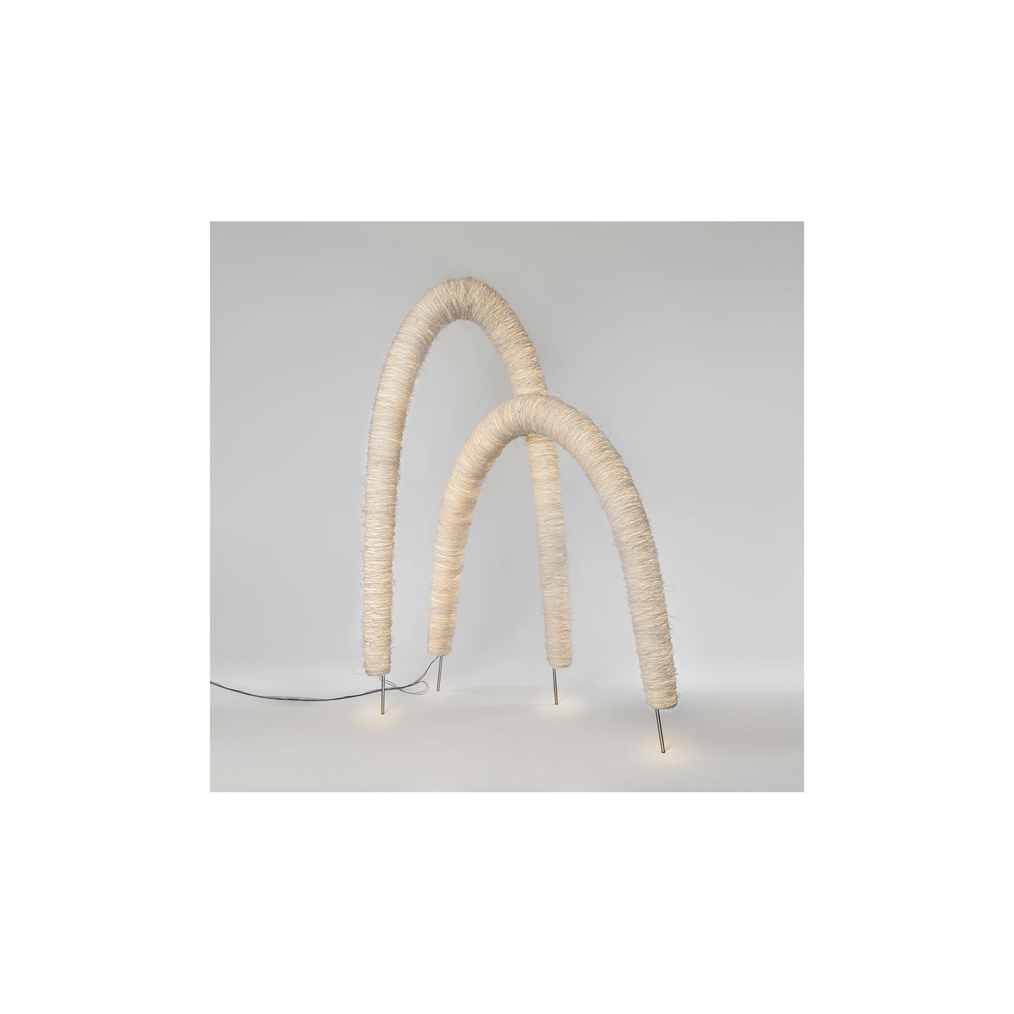 Arc White Floor Lamp