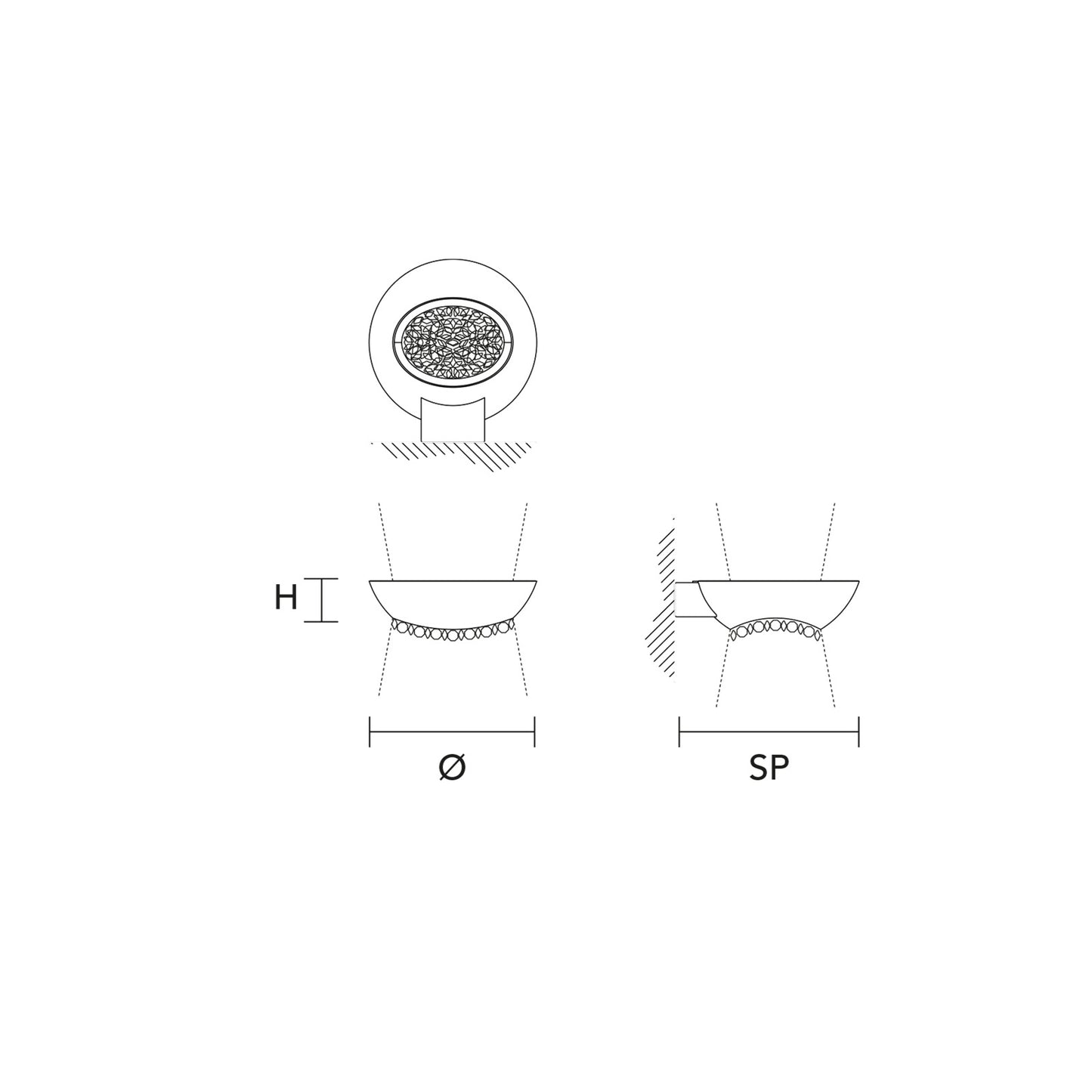Blink A1 P LED Wall Light
