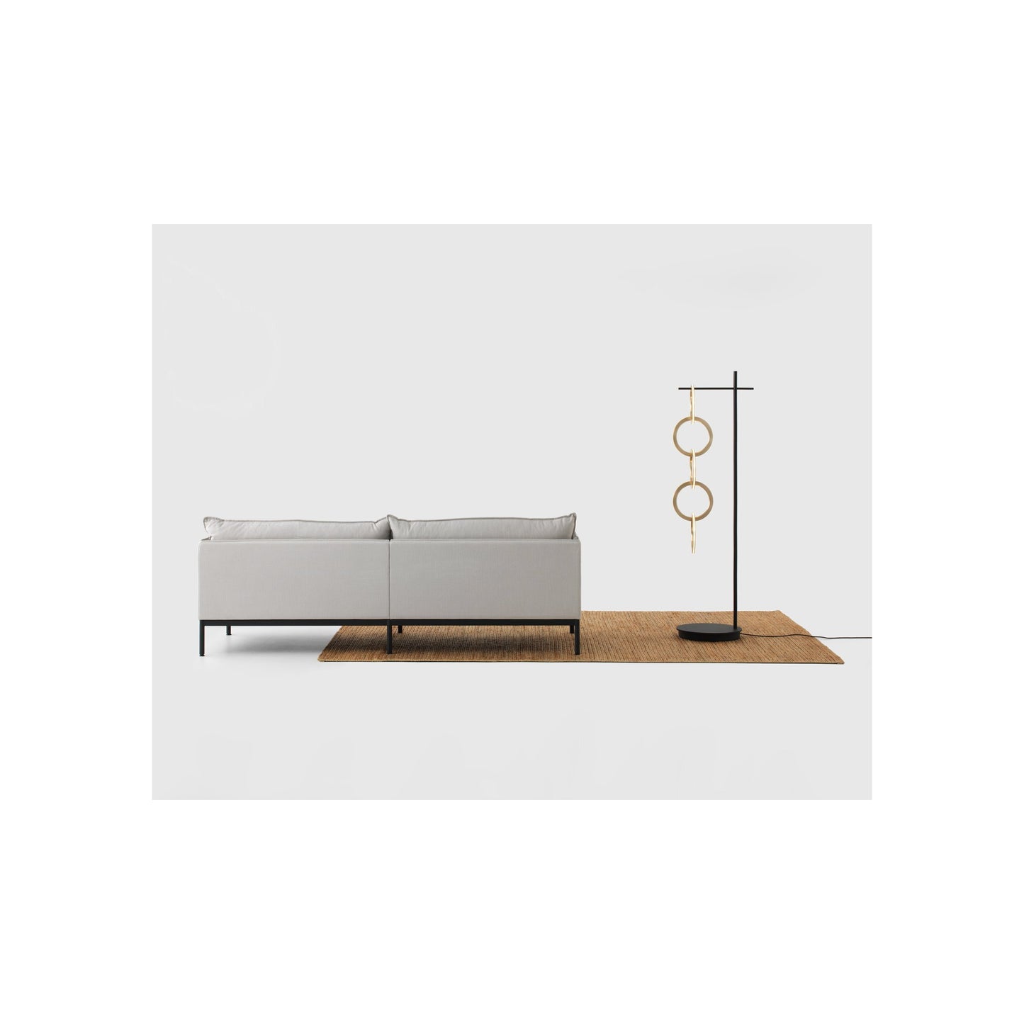 Circus Floor Lamp Brushed Brass