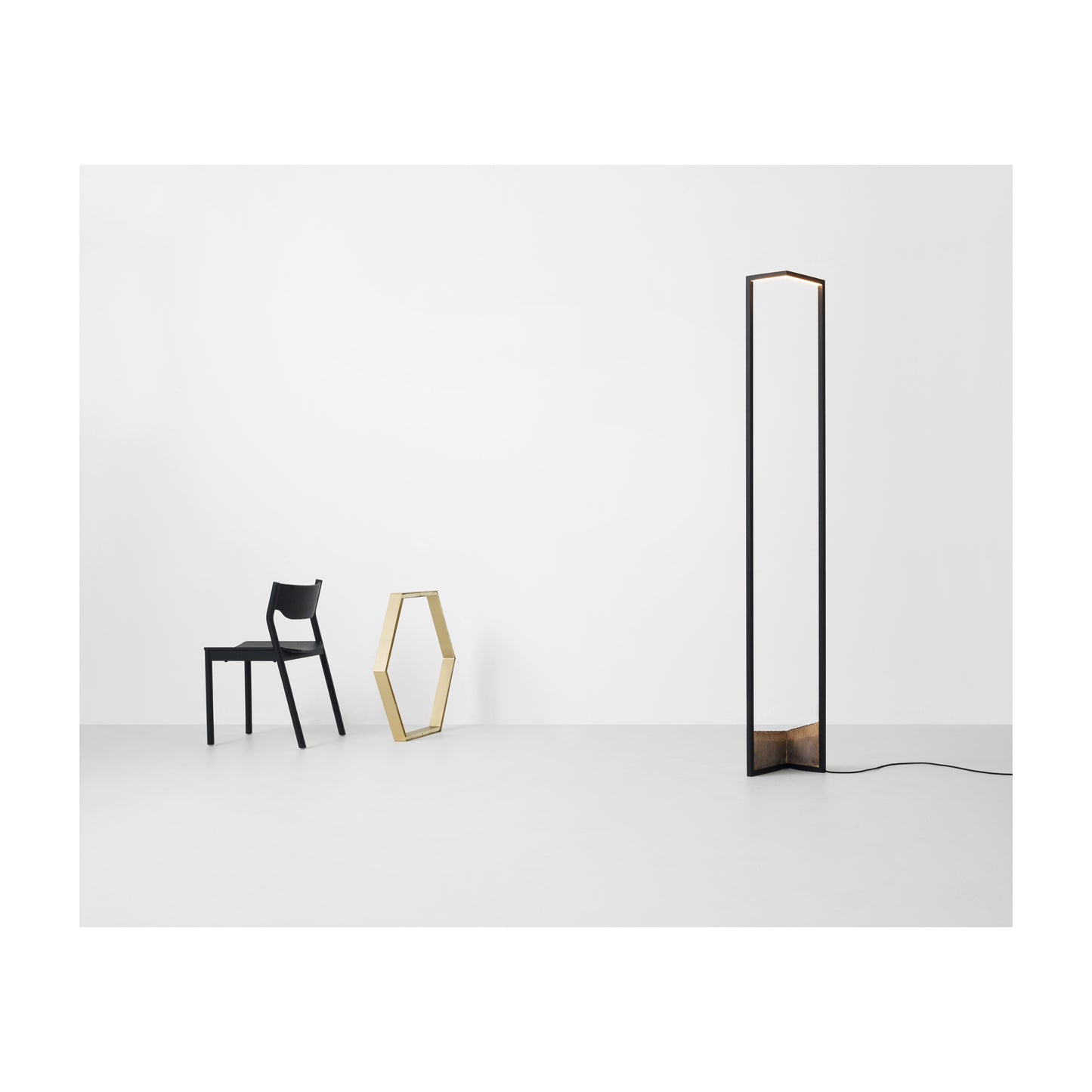 Foundry Black Floor Lamp