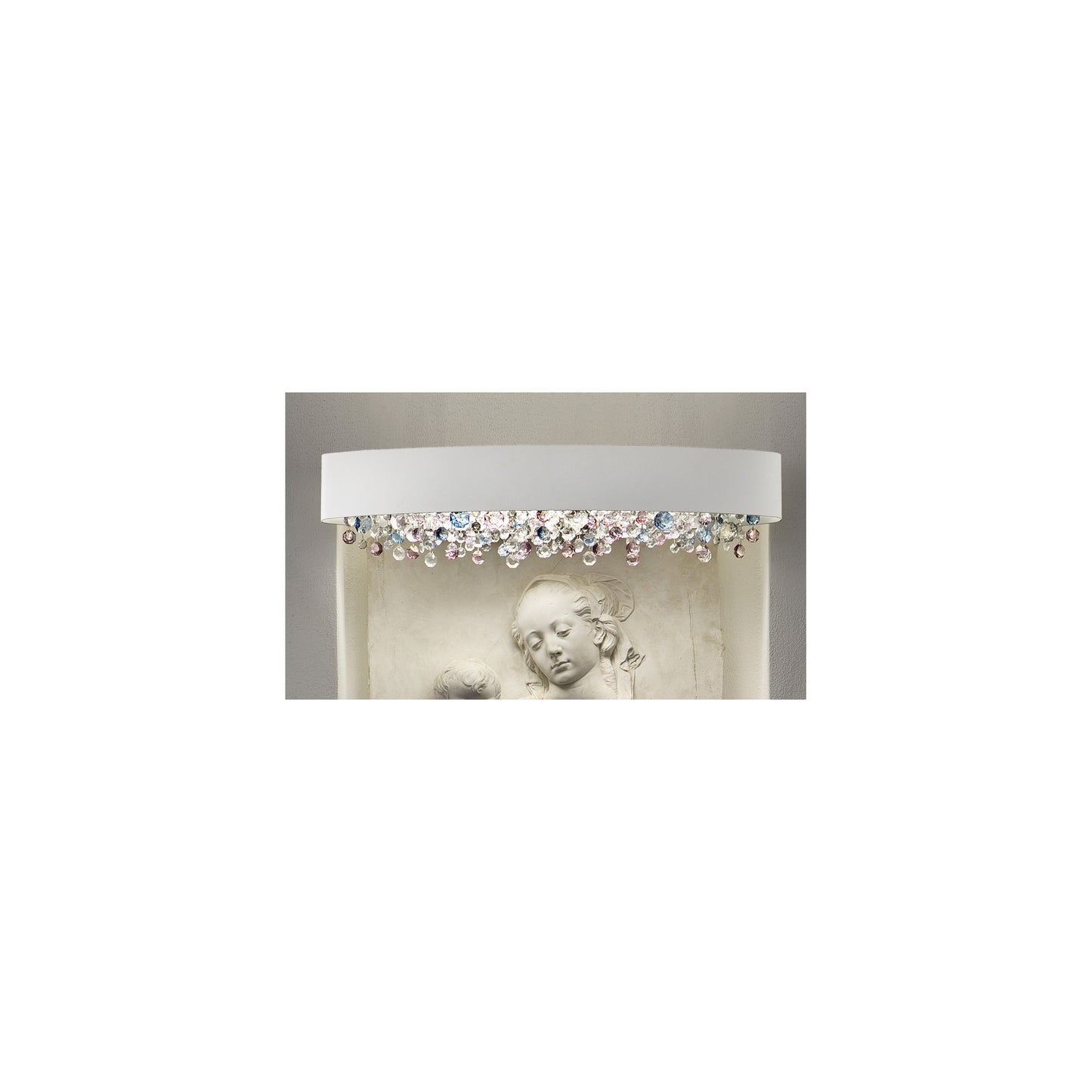 Ola A2 OV 70 E27 Wall Light with Colored Glass