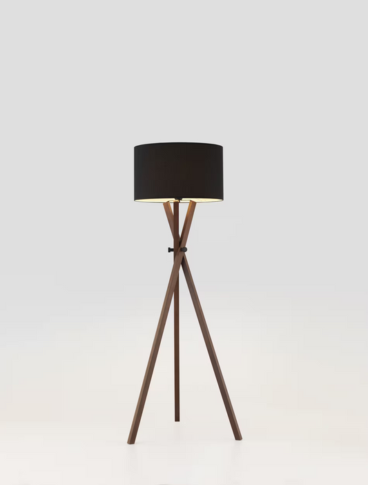 Cot Walnut Floor Lamp