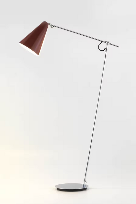 Lua Chrome Floor Lamp