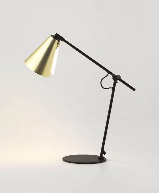 Boa Table Lamp Matt Black with Shade