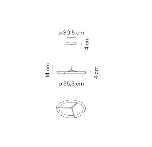 Vibia Halo Pendant