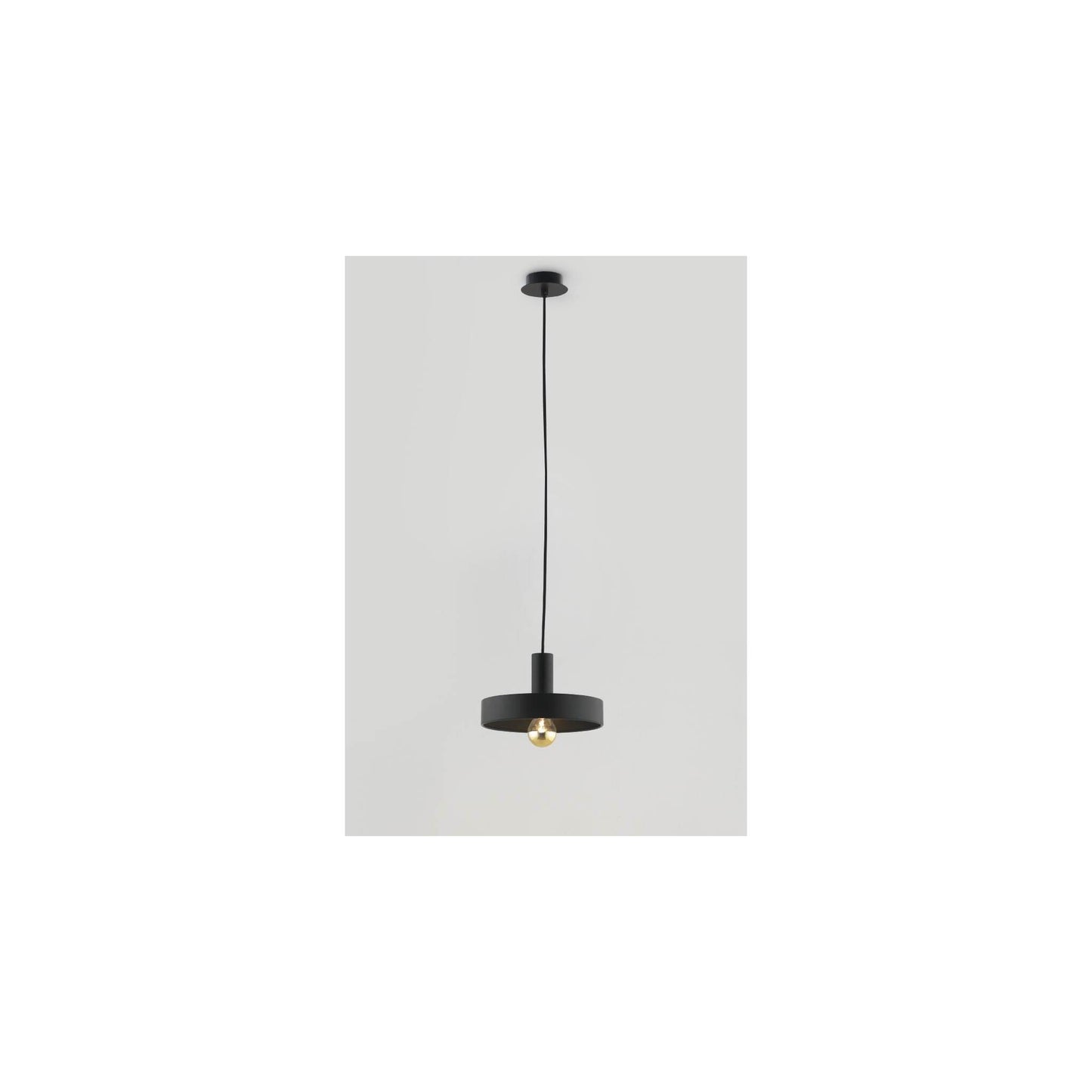 Aloa Single Pendant Matt Black