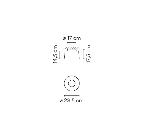 Tube Small Ceiling Light