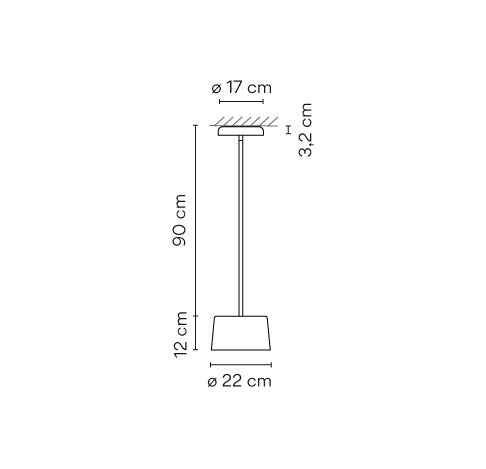 Tube Small Pendant