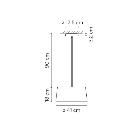 Tube Large LED Pendant