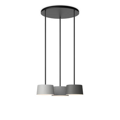 Tube Small Triple Pendant