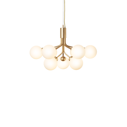 Apiales 9-Light Chandelier with Glass Shade