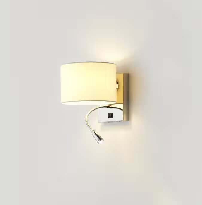 Glop Chrome Wall Light