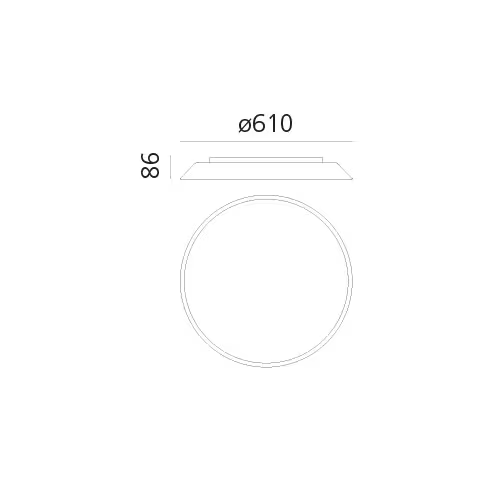 Febe 2700K LED Ceiling Light