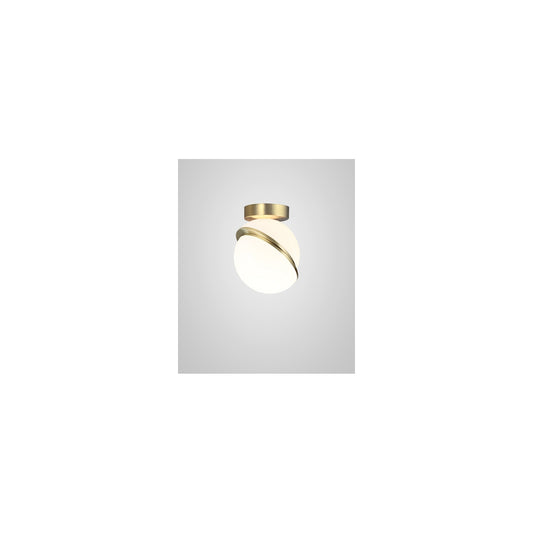 Crescent Mini Ceiling Light with Opal Acrylic
