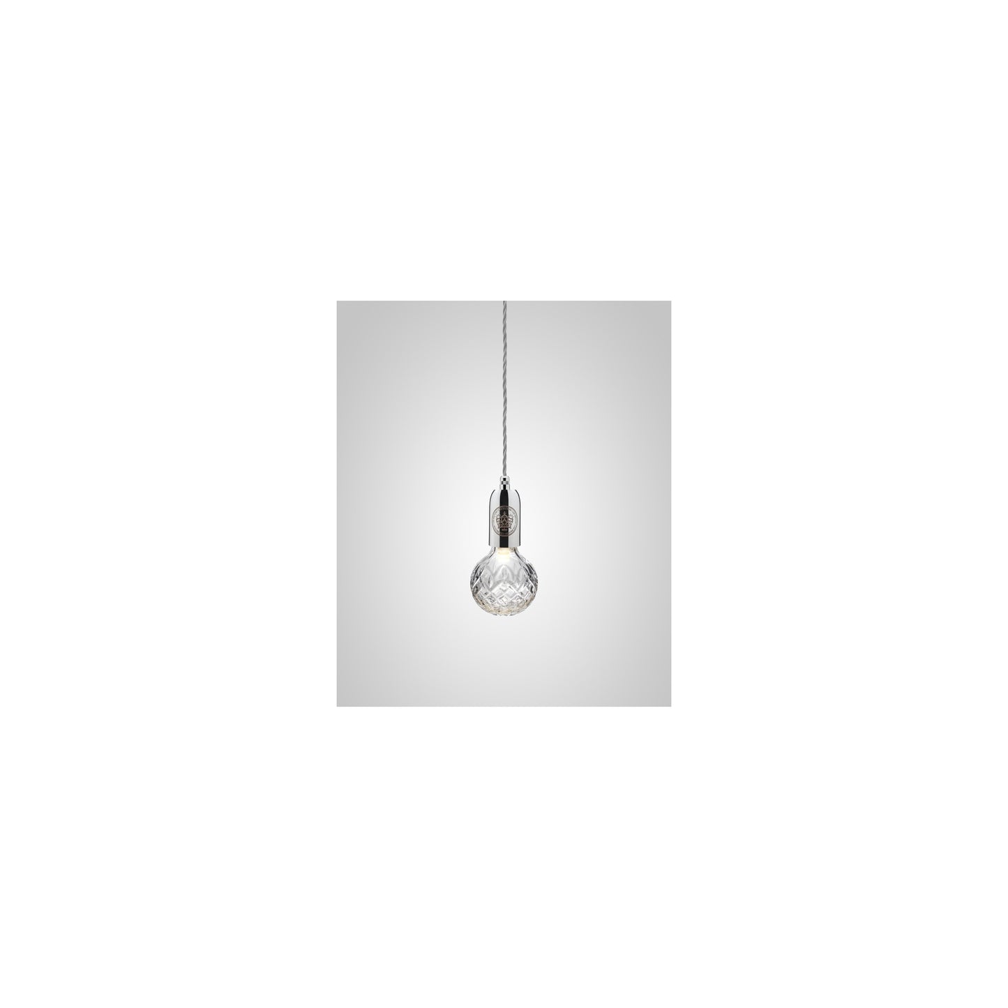 Crystal Bulb Clear Glass LED Pendant