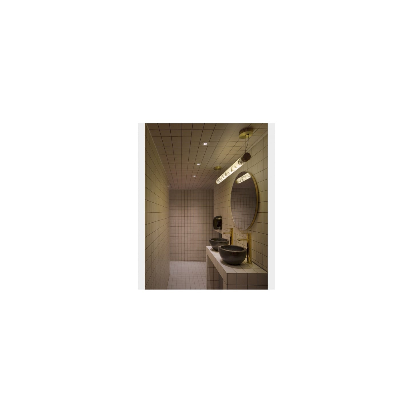 Crystal Tube LED Linear Pendant