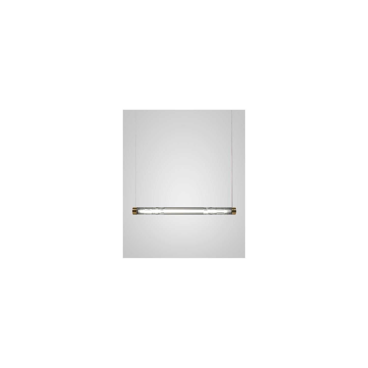 Crystal Tube LED Linear Pendant
