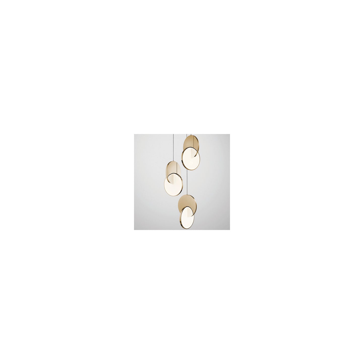 Eclipse 3-Light LED Pendant with Opal Acrylic