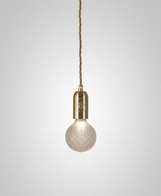 Crystal Bulb Frosted Glass LED Pendant