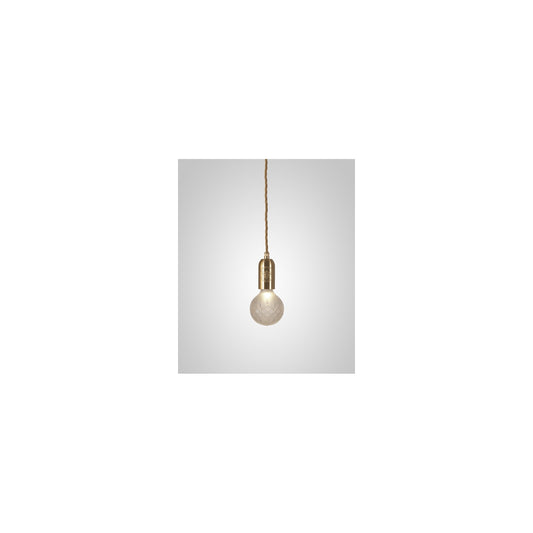 Crystal Bulb Frosted Glass LED Pendant