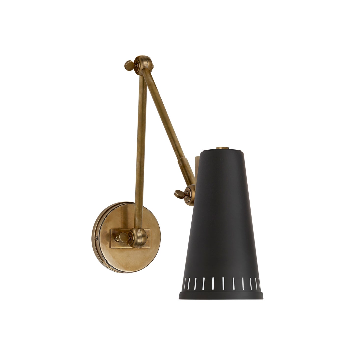 Antonio Adjustable Two Arm Wall Lamp