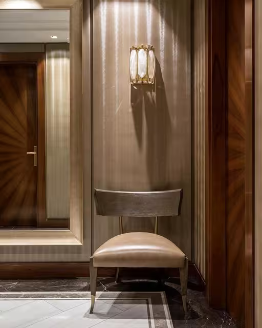 Castle Peak Large Etched Clear Glass Bath Sconce