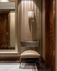 Castle Peak Large Etched Clear Glass Bath Sconce