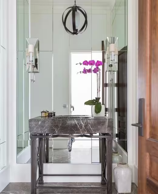 Cotswold Narrow Mirrored Wall Light