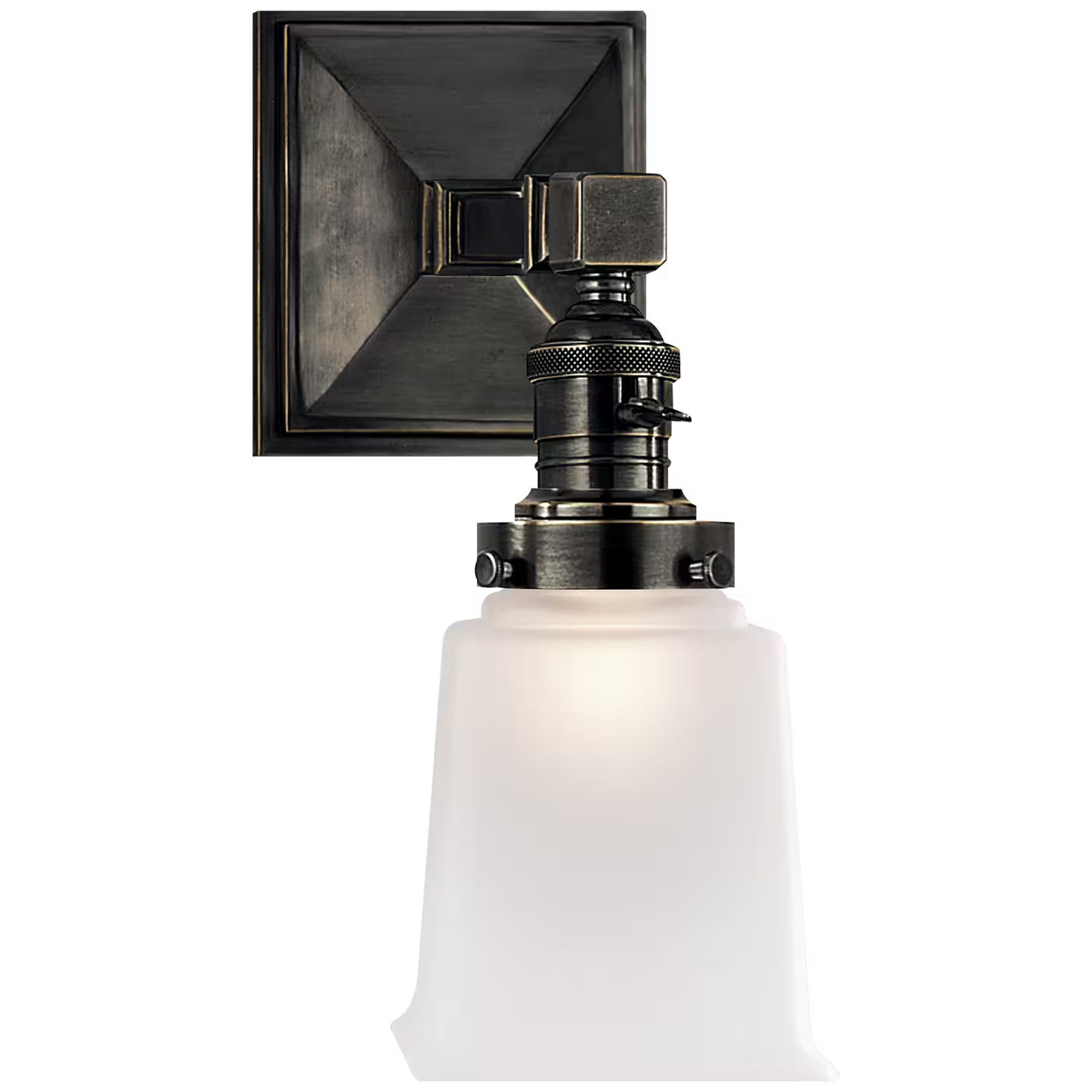 Boston Square Single Wall Light