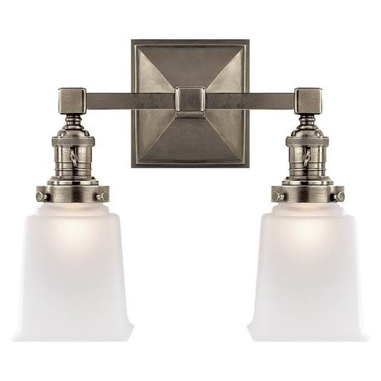 Boston Square Double Wall Light